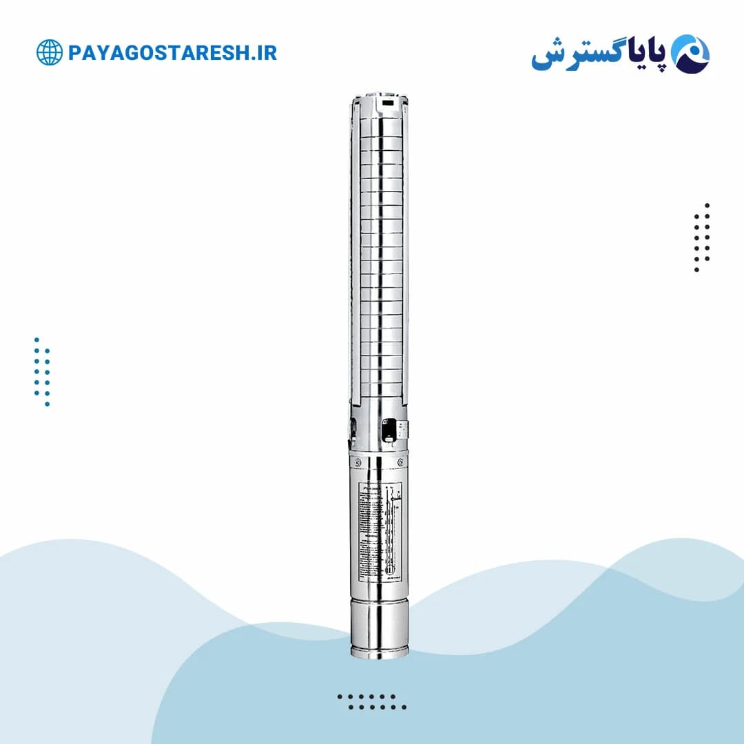 پمپ شناور چاهی تمام استیل لئو مدل 4XRS8/25-4
