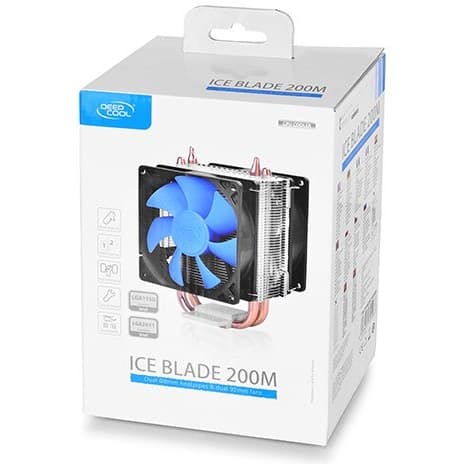 فن cpu کامپیوتر Aircooling Deepcool ice blade 200m — تصویر ۲