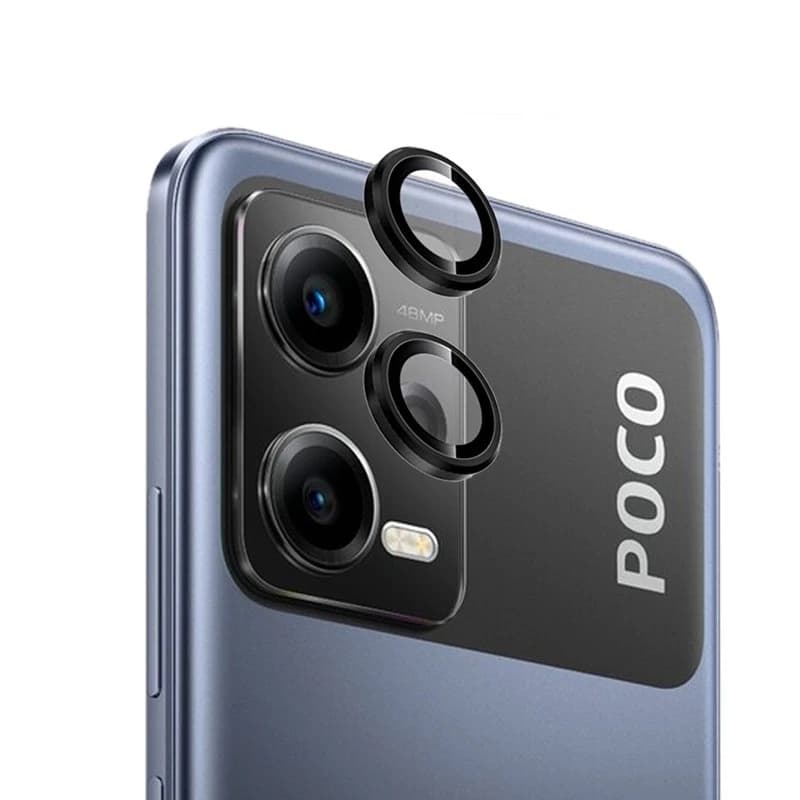 محافظ لنز دوربین مدل رینگی مناسب برای گوشی موبایل شیائومی Poco X5 Pro ابی کد3622