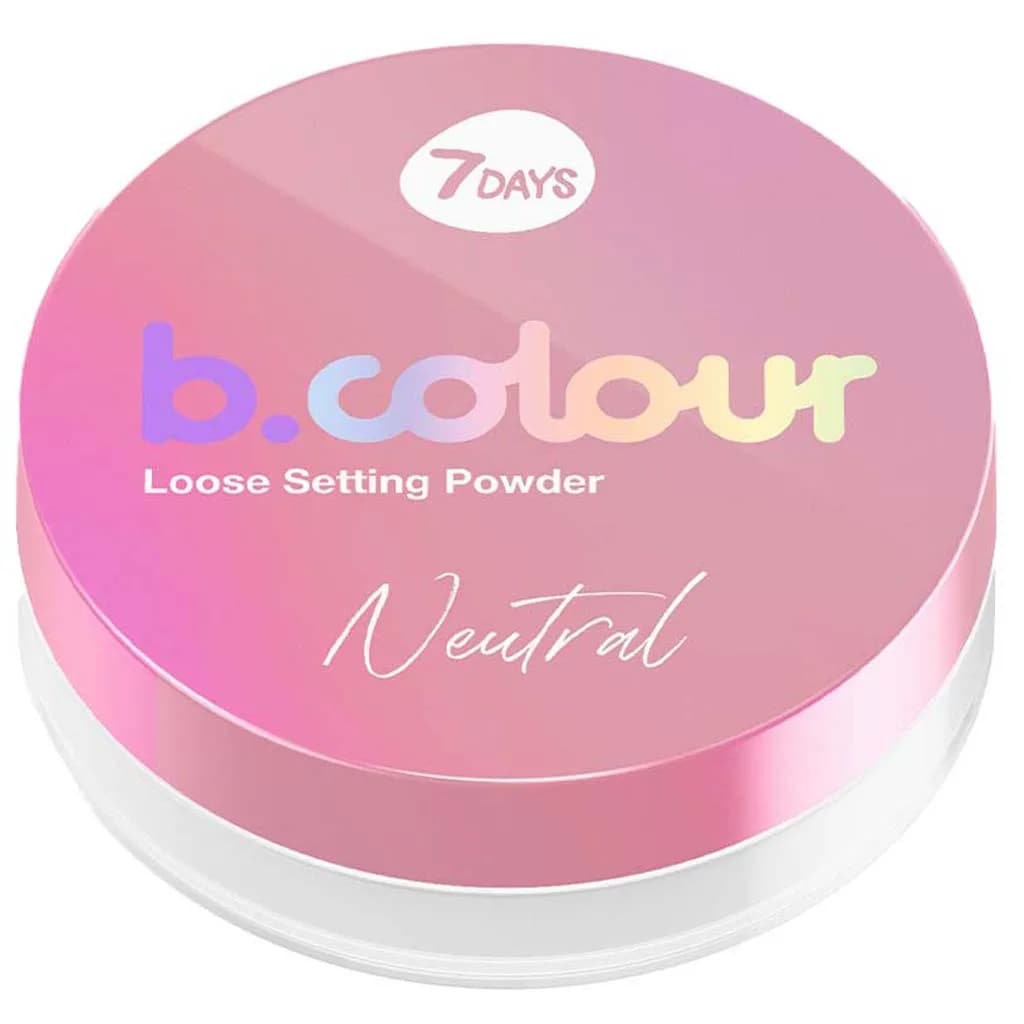 پودر فیکس شفاف 7DAYS بی‌کالر نتال (Neutral) تثبیت‌کننده آرایش و مات‌کننده — تصویر ۴