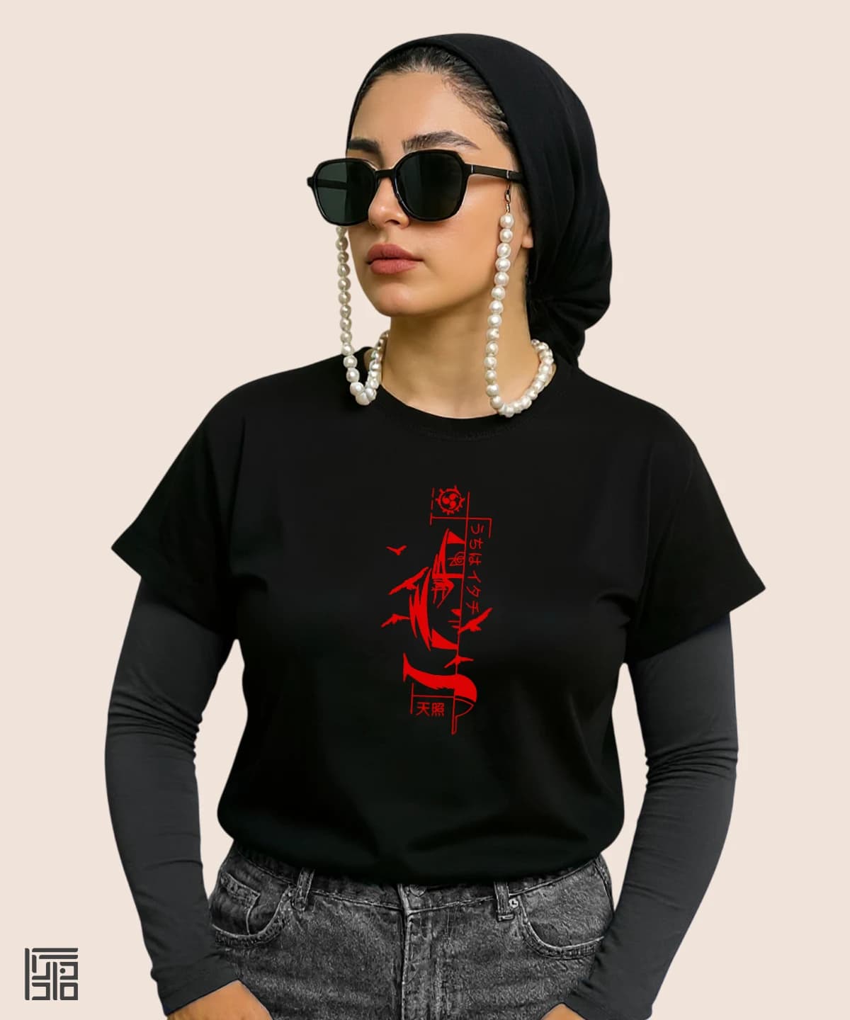 کراپ زنانه طرح انیمه ایتاچی اوچیها — تصویر ۴