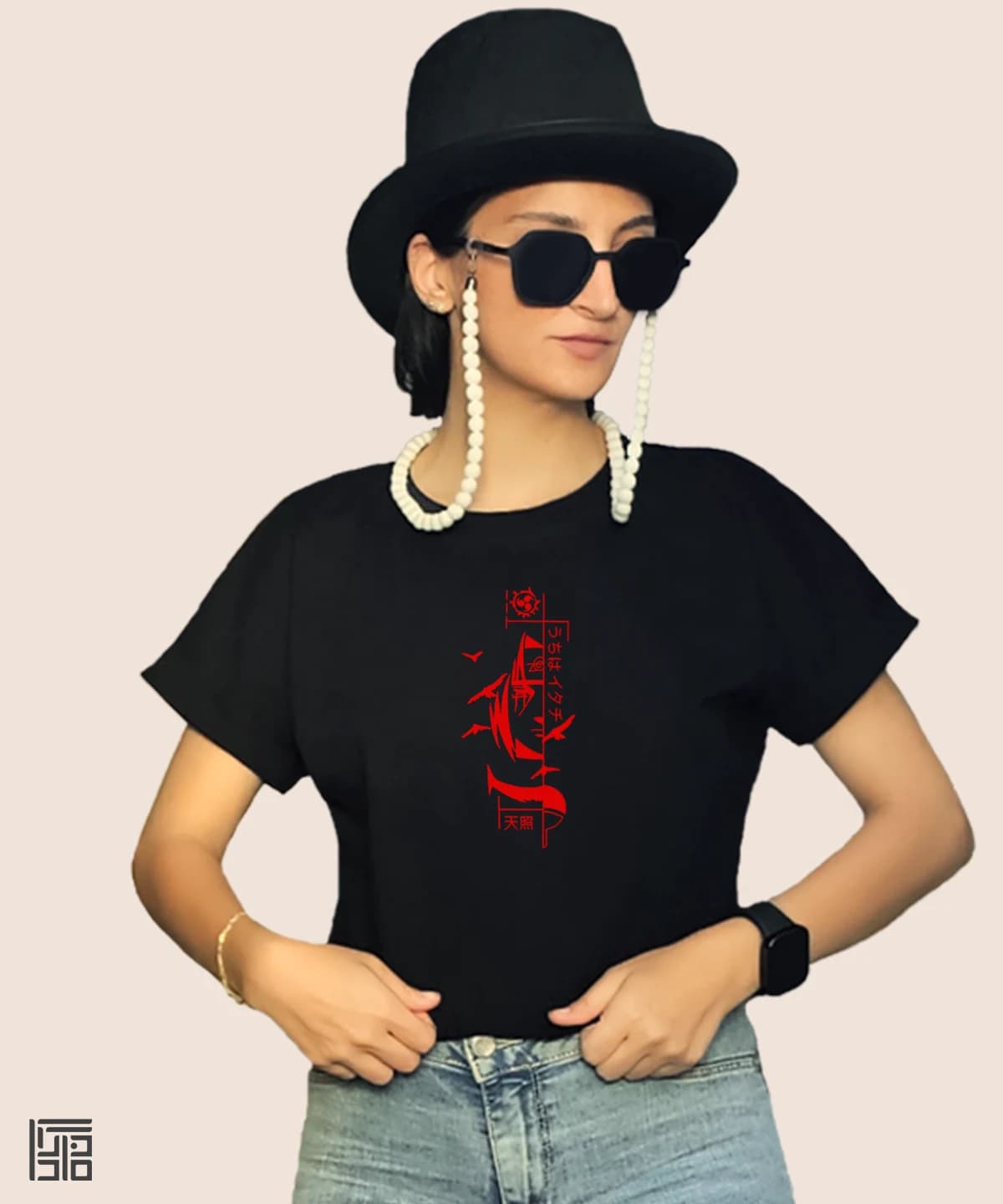 کراپ زنانه طرح انیمه ایتاچی اوچیها — تصویر ۶