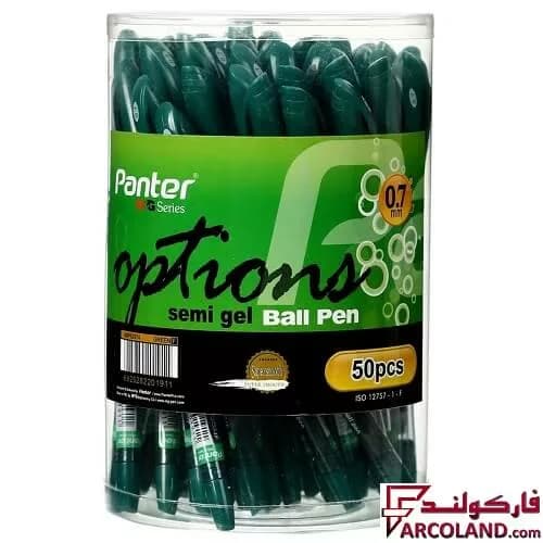 خودکار 0.7 میلی متری پنتر مدل semi gel ballpoint pen کد SGP-102 بسته 50 عددی — تصویر ۵