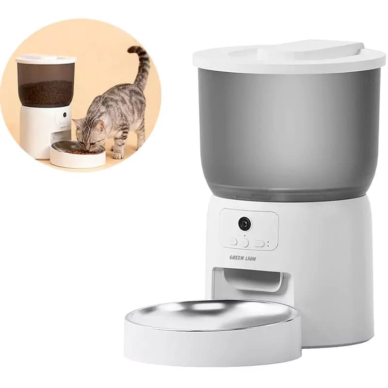 ظرف غذای اتوماتیک حیوانات خانگی گرین لاین مدل Green Lion GL-PF3L — تصویر ۵
