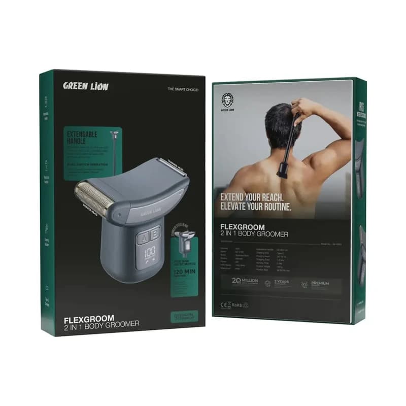 ماشین اصلاح بدن و صورت گرین لاین مدل Green Lion Flex Groom GL-TM37 — تصویر ۲