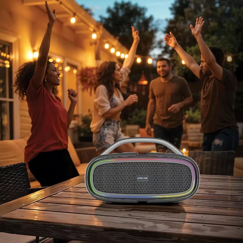 اسپیکر بلوتوثی 100 وات گرین لاین مدل Green Lion Beam Plus — تصویر ۲