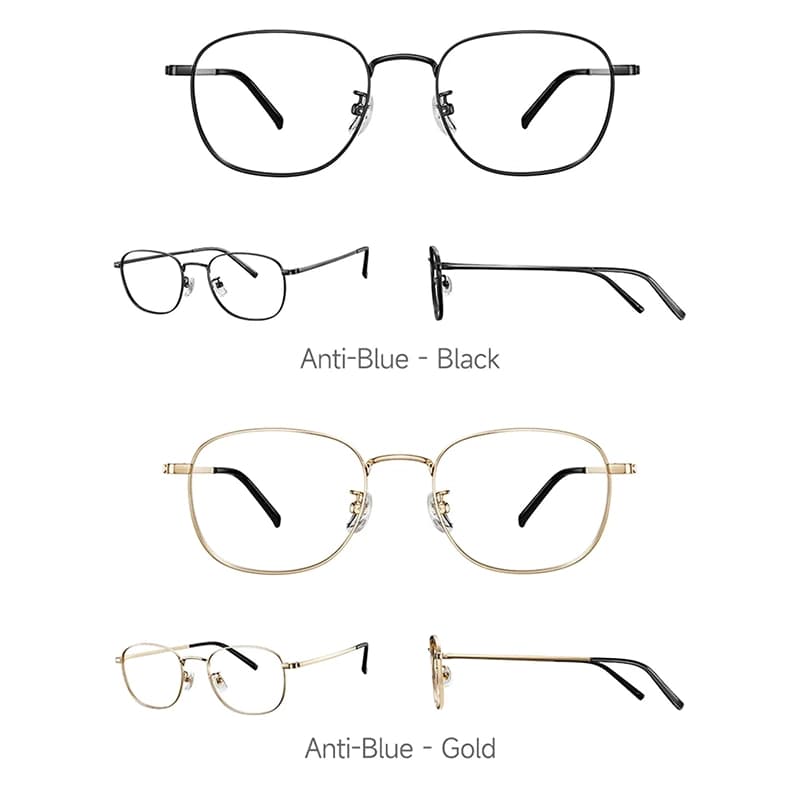 عینک کامپیوتر و آنتی بلو شیائومی مدل Mijia Light Glasses HMJ06LM — تصویر ۳