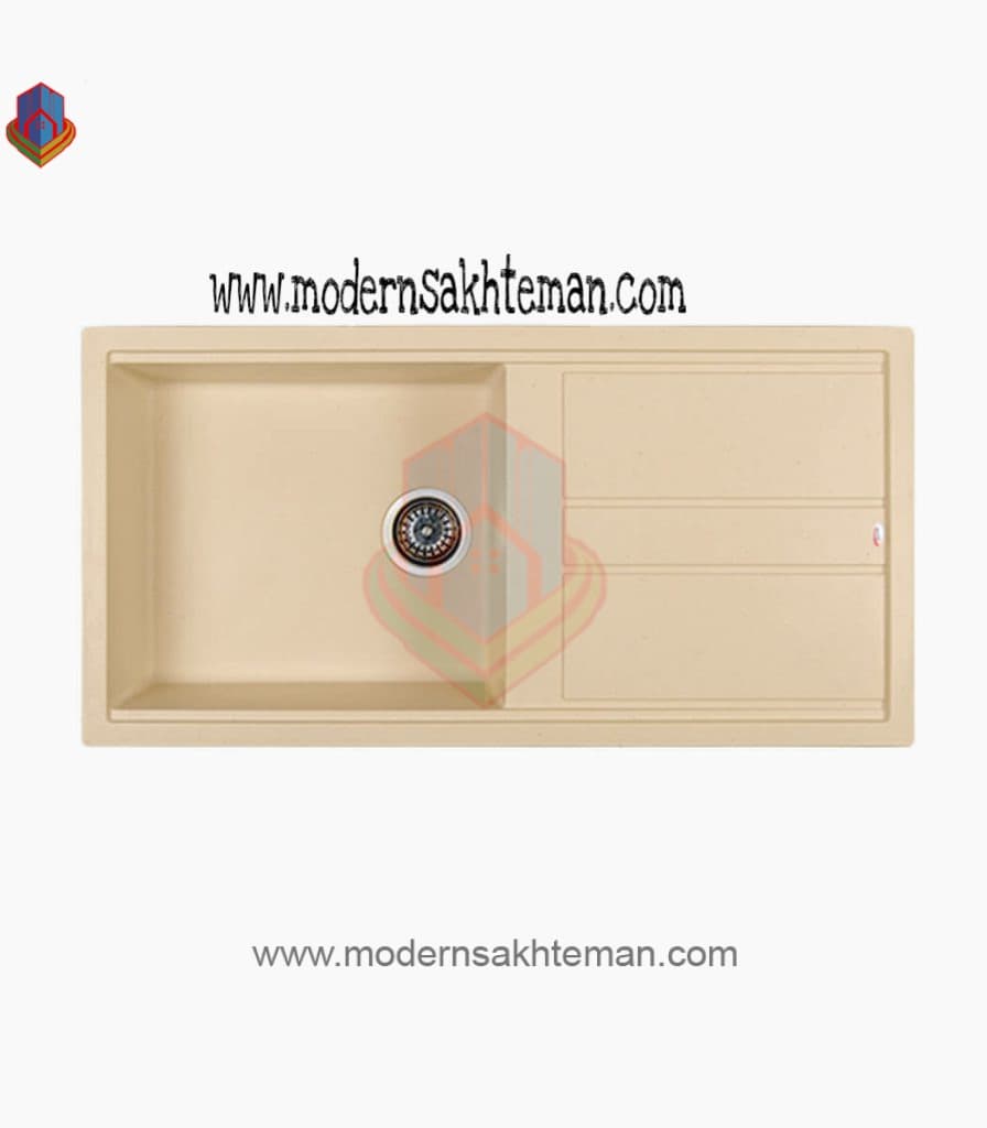 سینک گرانیتی تک لگن شاین کد 521 — تصویر ۸