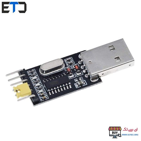 ماژول مبدل USB to Serial CH340 مشکی — تصویر ۵