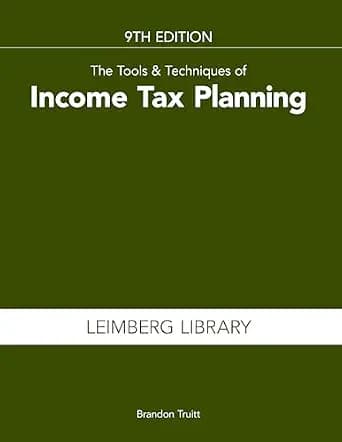 و دانلود نسخه کامل کتاب زبان اصلی The Tools & Techniques of Income Tax Planning, 9th edition | دانلود کتاب خارجی