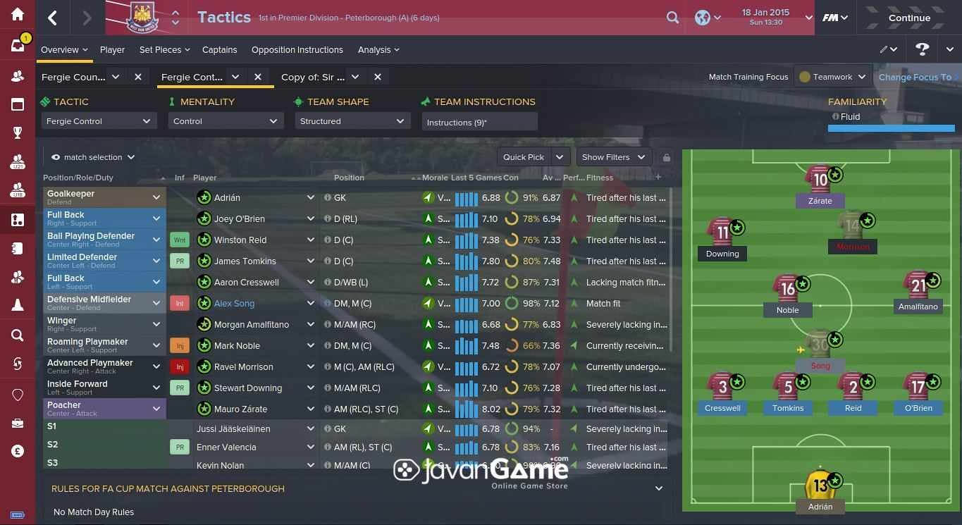 بازی Football Manager 2016 برای PC — تصویر ۲