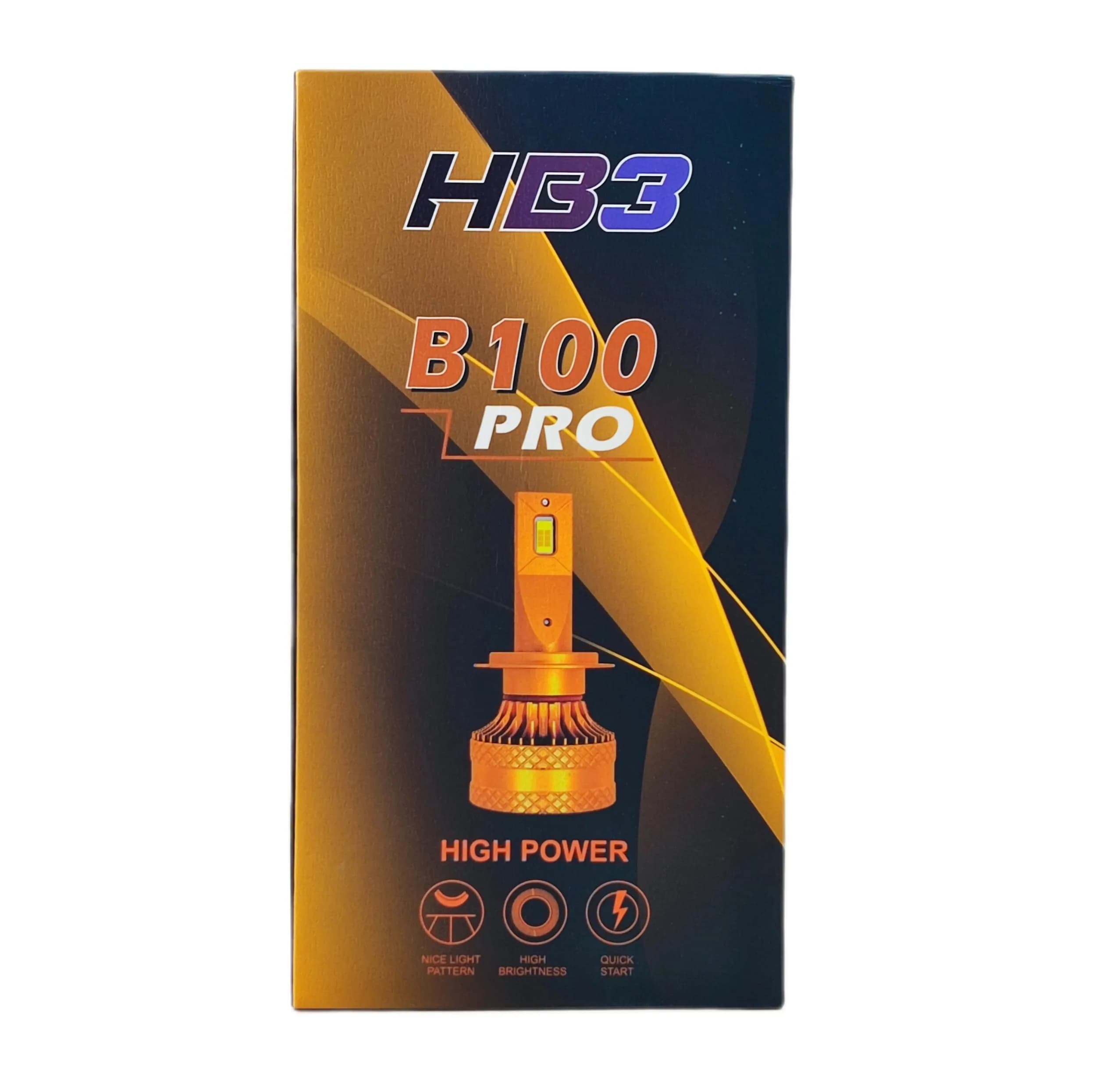 هدلایت لامپ خودرو اچ بی تری مدل B100 PRO پایه H4 بسته دو عددی — تصویر ۶
