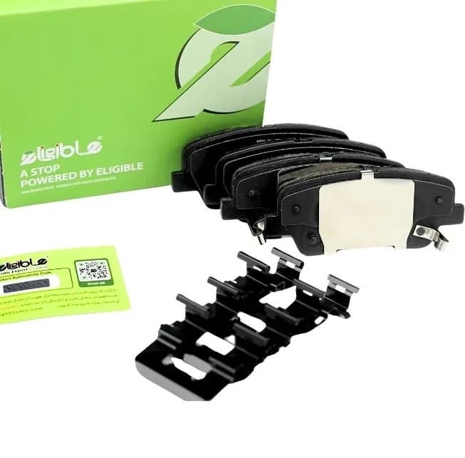 لنت ترمز عقب خودرو الیجیبل مدل کربن سرامیک دو جفت مناسب برای هیوندای سانتافه 2400 و 3500، کیا موهاوی — تصویر ۲