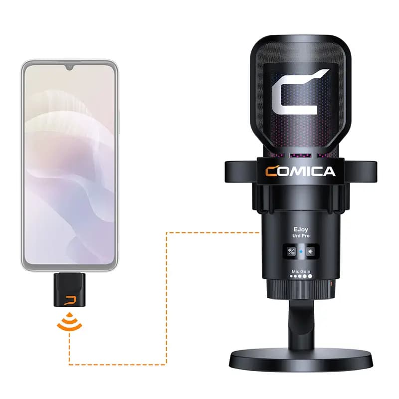 میکروفون بی‌سیم استودیویی کامیکا مدل Ejoy Uni Pro D — تصویر ۵