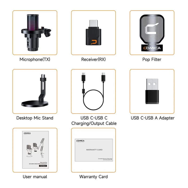 میکروفون بی‌سیم استودیویی کامیکا مدل Ejoy Uni Pro D — تصویر ۳