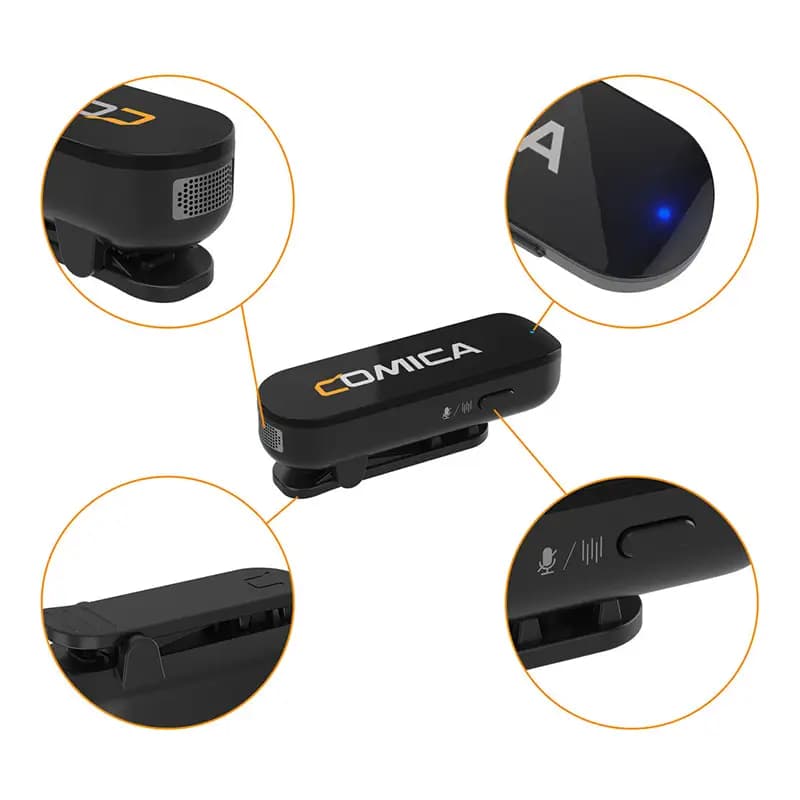 میکروفون بی‌سیم کامیکا دو کاربره مدل Vimo S UC — تصویر ۲