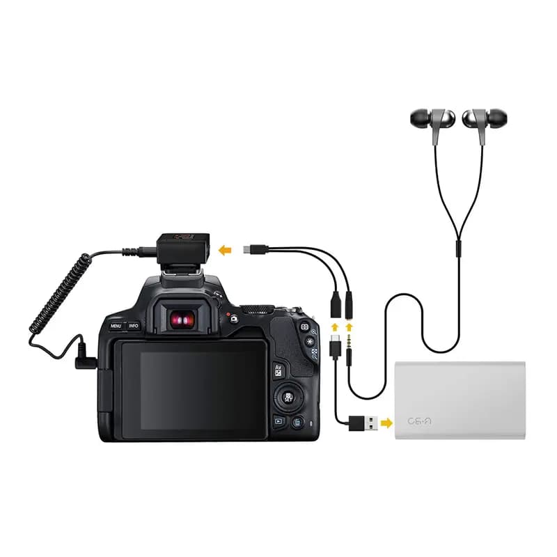 میکروفون بی‌سیم کامیکا دو کاربره مدل Vimo C3 — تصویر ۶