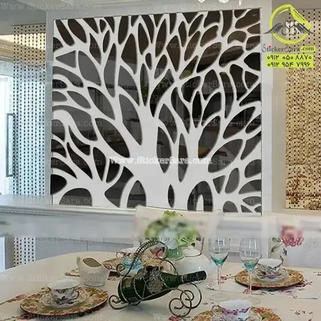آینه دیواری شاخه درخت سایه — تصویر ۲