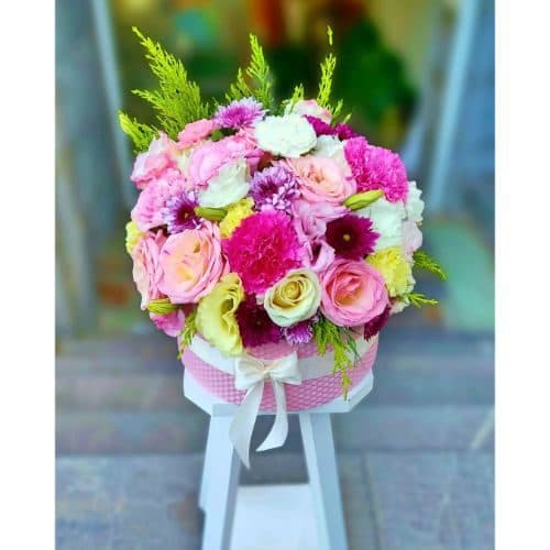 دسته گل برای درمانگاه شبانه روزی بهاران وصفنارد 100a1237