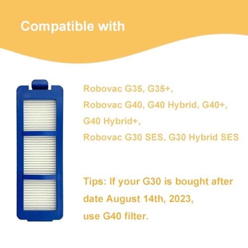 فیلتر 3 عددی جارو رباتیک یوفی مناسب مدل های Eufy RoboVac G35, G35+, G40, G40 Hybrid, G40+, G40 Hybrid+, G30 SES, G30 Hybrid SES Robot Vacuum Cleaner (ارسال 10 الی 15 روز کاری) — تصویر ۳