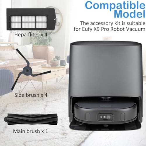 اکسسوری جارو رباتیک مناسب یوفی مدل Eufy X9 Pro (ارسال 10 الی 15 روز کاری) — تصویر ۶