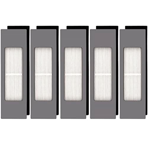 پک 5 عددی فیلتر جارو رباتیک مناسب اکووکس مدل Ecovacs DEEBOT OZMO 920 950 T8 AIVI Max T9 T5 N5 N7 N8+ N8 Pro Plus DX55 DX93 DJ65 ( ارسال 10 الی 15 روز کاری ) — تصویر ۲