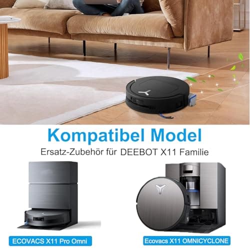 اکسسوری جارو رباتیک مناسب اکووکس مدل ECOVACS X11 OMNICYCLONE / X11 Pro Omni ( ارسال 10 الی 15 روز کاری) — تصویر ۱۱