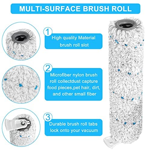 براش رول و فیلتر مناسب بیسل مدل Bissell Crosswave Cordless Max 2767E و Bissell Crosswave Hydrosteam 3527E (ارسال 10 الی 15 روز کاری) — تصویر ۵