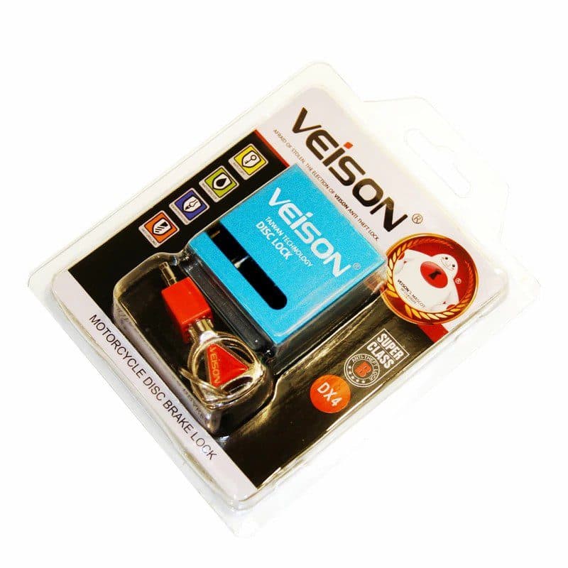 قفل دیسک موتورسیکلت ویژن مدل DX4-B | موتولاک — تصویر ۲