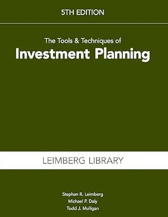 و دانلود نسخه کامل کتاب زبان اصلی The Tools & Techniques of Investment Planning, 5th Edition | دانلود کتاب خارجی