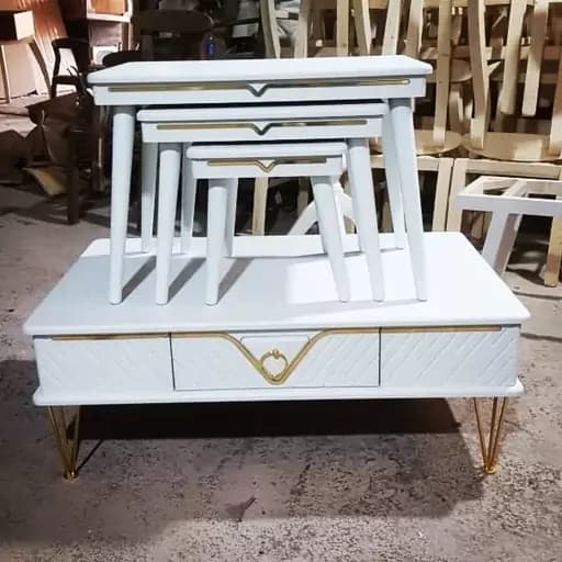 جلومبلی و میز عسلی تمام چوب درجه یک کامنا مدل 13153192