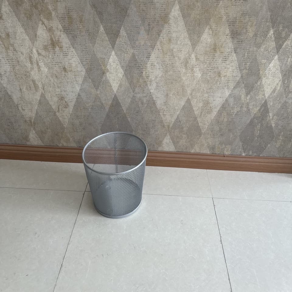 سطل زباله فلزی توری اداری باکیفیت کامنا مدل 13144887 — تصویر ۳