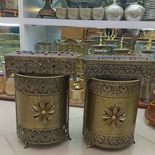 سطل و دستمال پیوتر آنتیک کامنا مدل 13144886