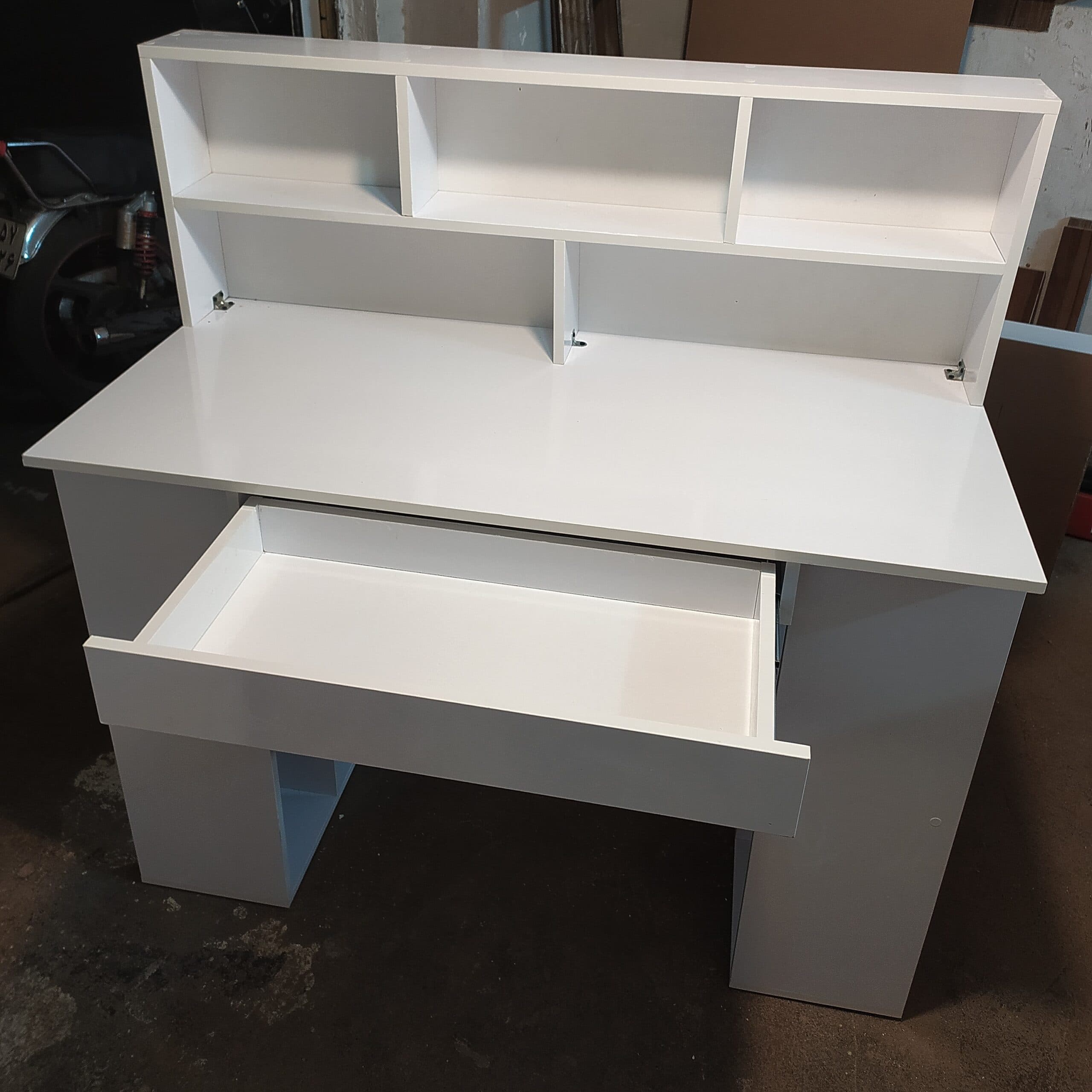 میز تحریر میز کتابخانه ، میز ام دی اف و چوبی کامنا مدل 13153107 — تصویر ۲