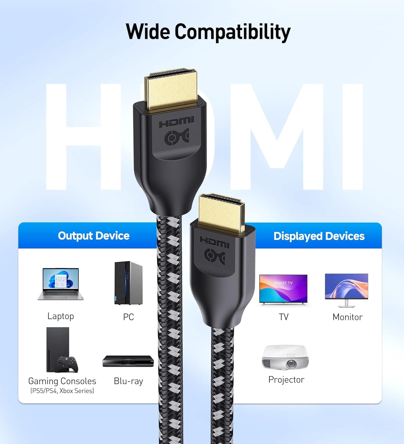 کابل HDMI برند XP باکیفیت FULL HD و به متراژ 3 متر — تصویر ۲