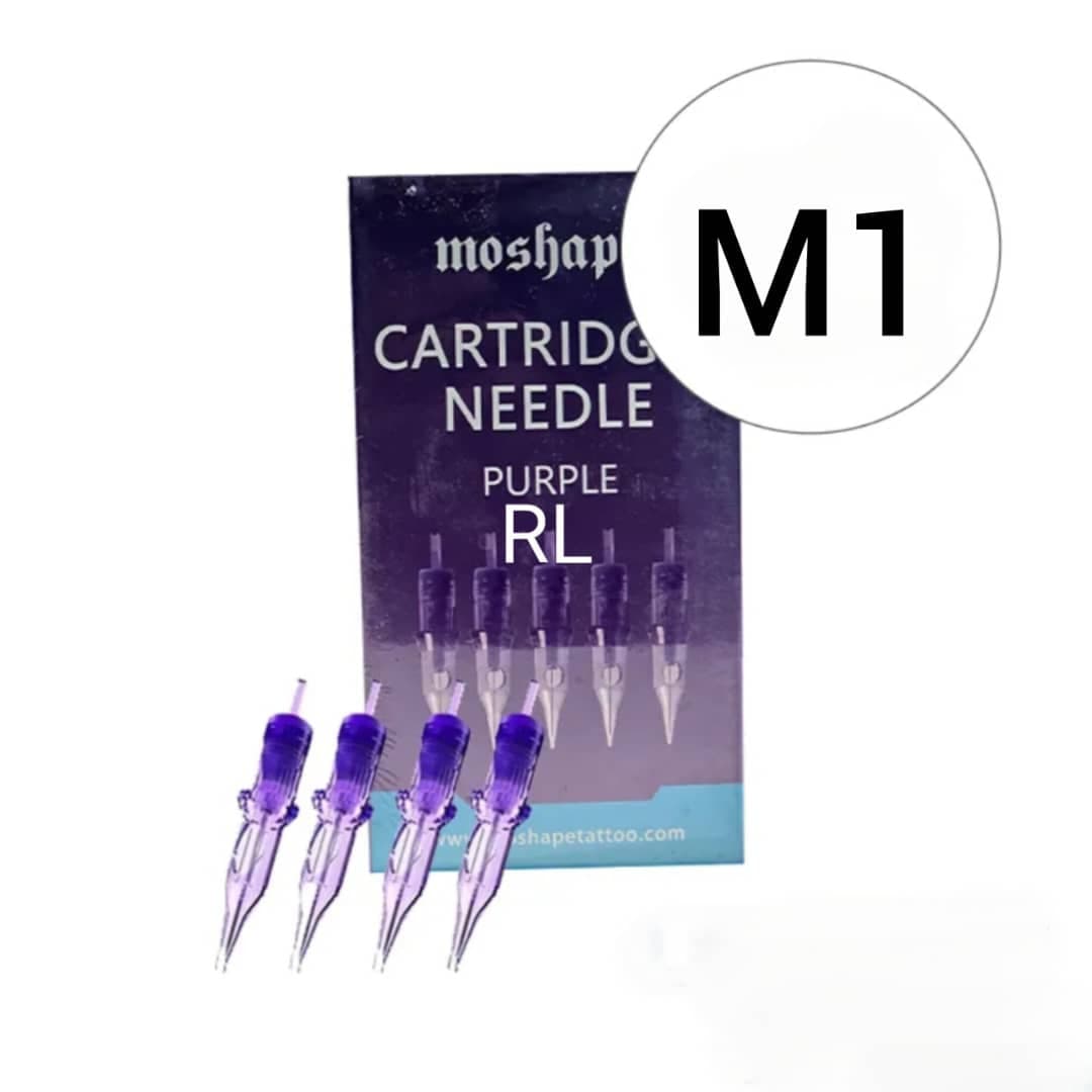سوزن تاتو (تاتو) کارتریج پن موشاپ 1011M1 (11سر گرید10) Moshop Pen Cartridge Tattoo Needle — تصویر ۳
