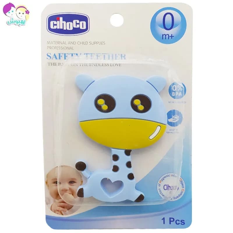 دندان گیر سیلیکونی طرح زرافه چیوکو Chioco — تصویر ۳
