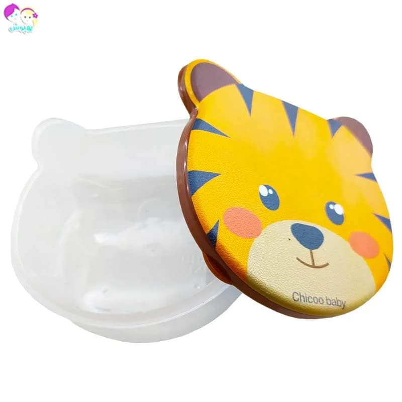 ظرف غذای کودک چهار تکه طرح ببر چیکو Chicoo Baby — تصویر ۵