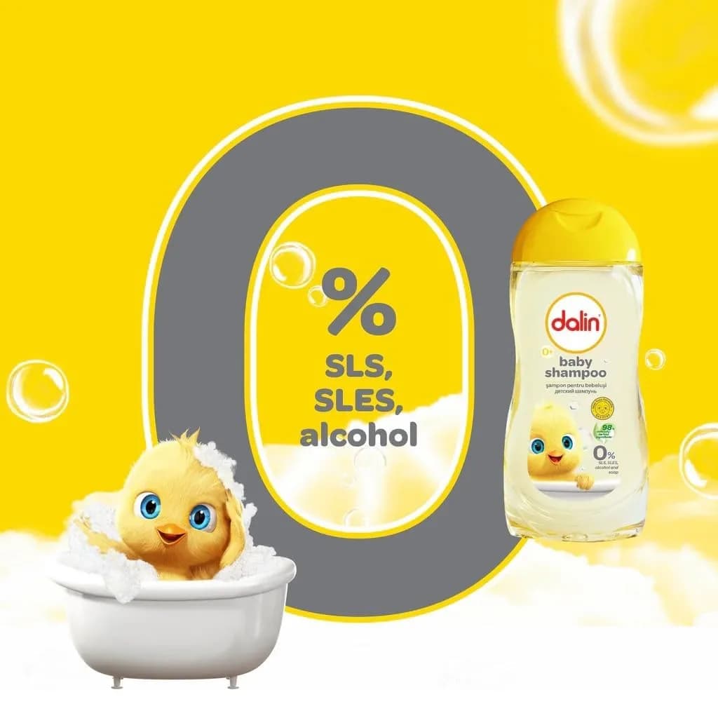 شامپو سر و بدن دالین جوجه اردک دختر پسر 700 میل Dalin — تصویر ۶