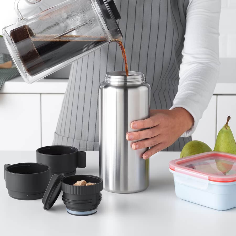 فلاسک 1لیتر استیل ایکیا IKEA-UTRUSTNING — تصویر ۲
