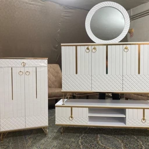 ست آینه کنسول ومیزتلویزیون کامنا مدل 13153277
