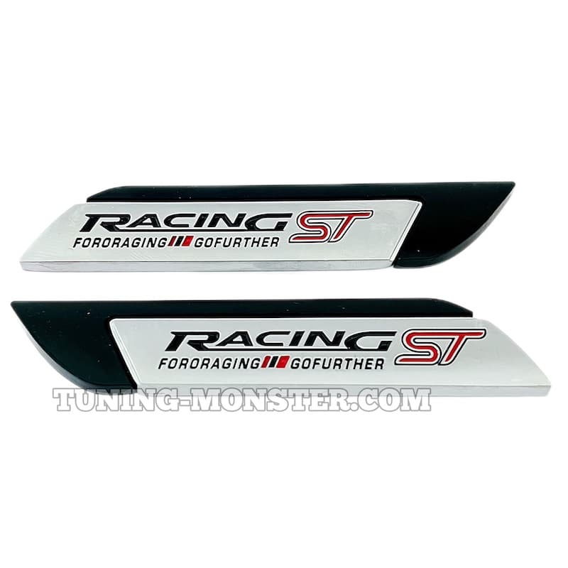 آرم فلزی گلگیر RACING ST — تصویر ۲