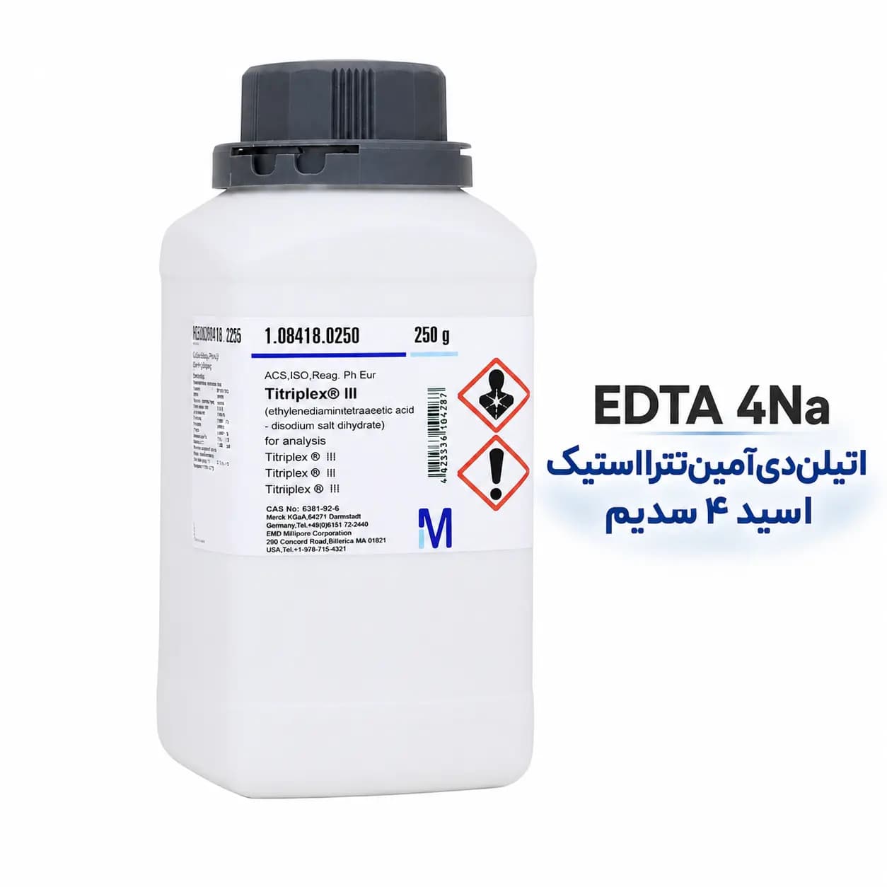 EDTA 4 NA (اتیلن دی آمین تترا استیک اسید 4 سدیم)