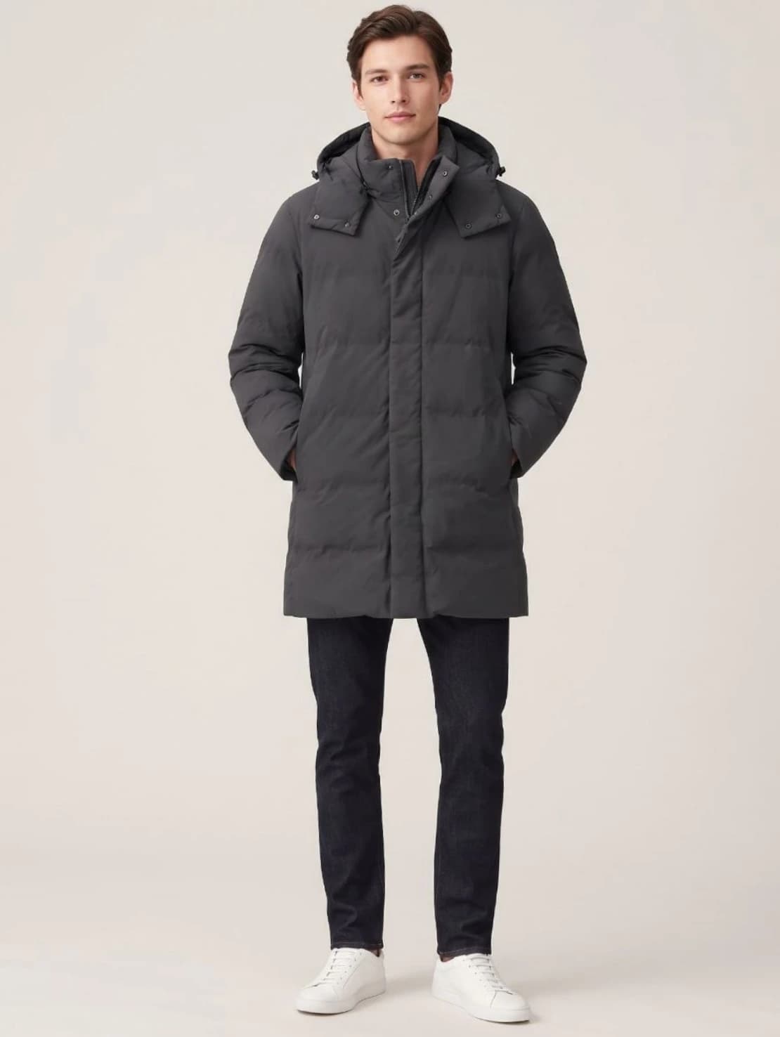 کاپشن مردانه بلند (Down Parka) — تصویر ۲