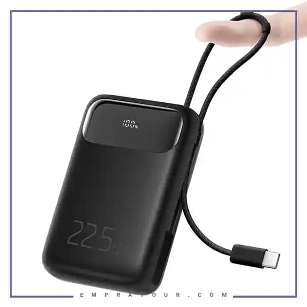 پاوربانک 22.5 وات 10000 همراه با کابل تایپ سی مک دودو MC-3243 — تصویر ۲