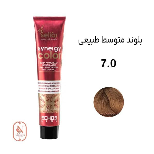 رنگ مو بدون آمونیاک ECHOSLINE 7/0