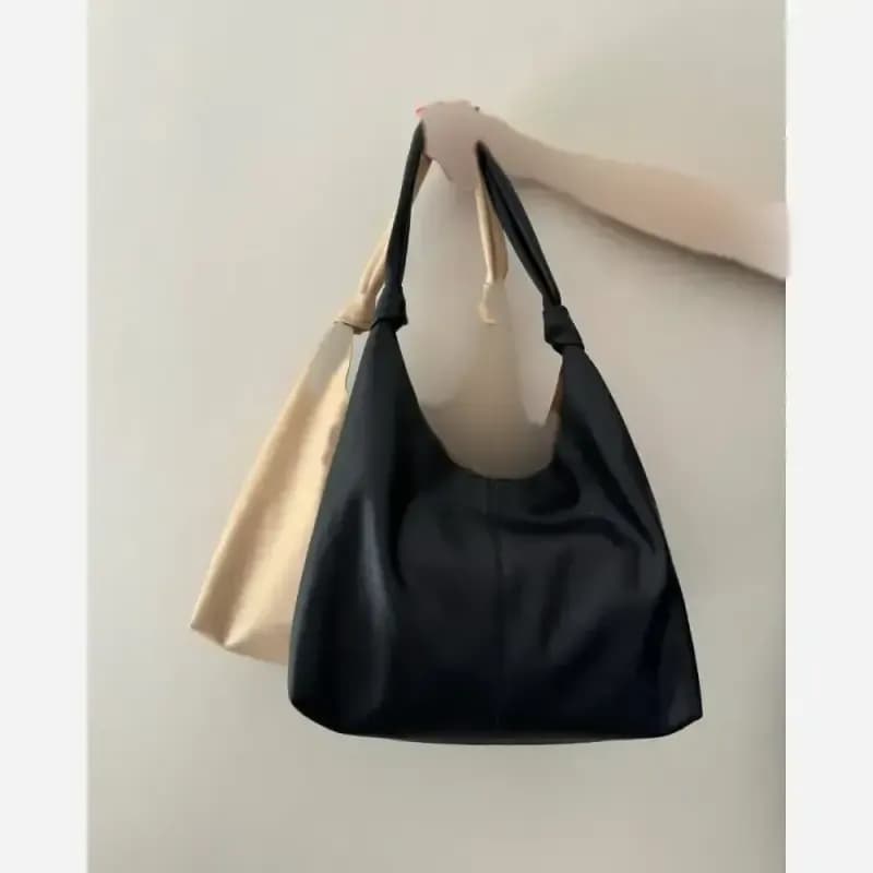 کیف زنانه بند گره جنس وارداتی به همراه کیف آرایش — تصویر ۲
