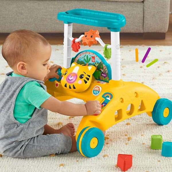 واکر دوطرفه Fisher Price زرد — تصویر ۶