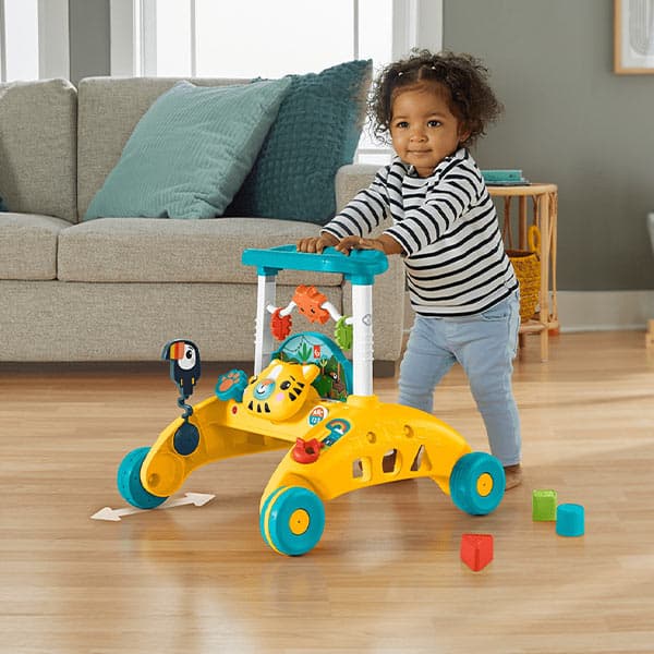 واکر دوطرفه Fisher Price زرد — تصویر ۵