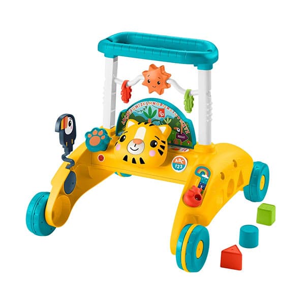 واکر دوطرفه Fisher Price زرد — تصویر ۲
